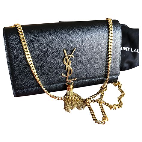 pochette yves saint laurent noire|ysl pouches.